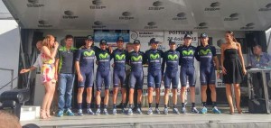 Movistar gana por equipos © TPC