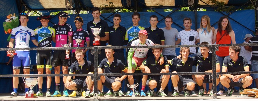 Podio completo en Oiarztun © FVC