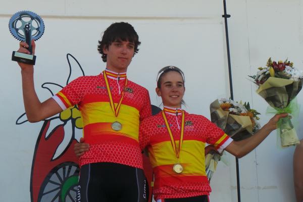 Alejandro Gomiz y Rocío del Alba, nuevos campeones de España júnior © RFEC
