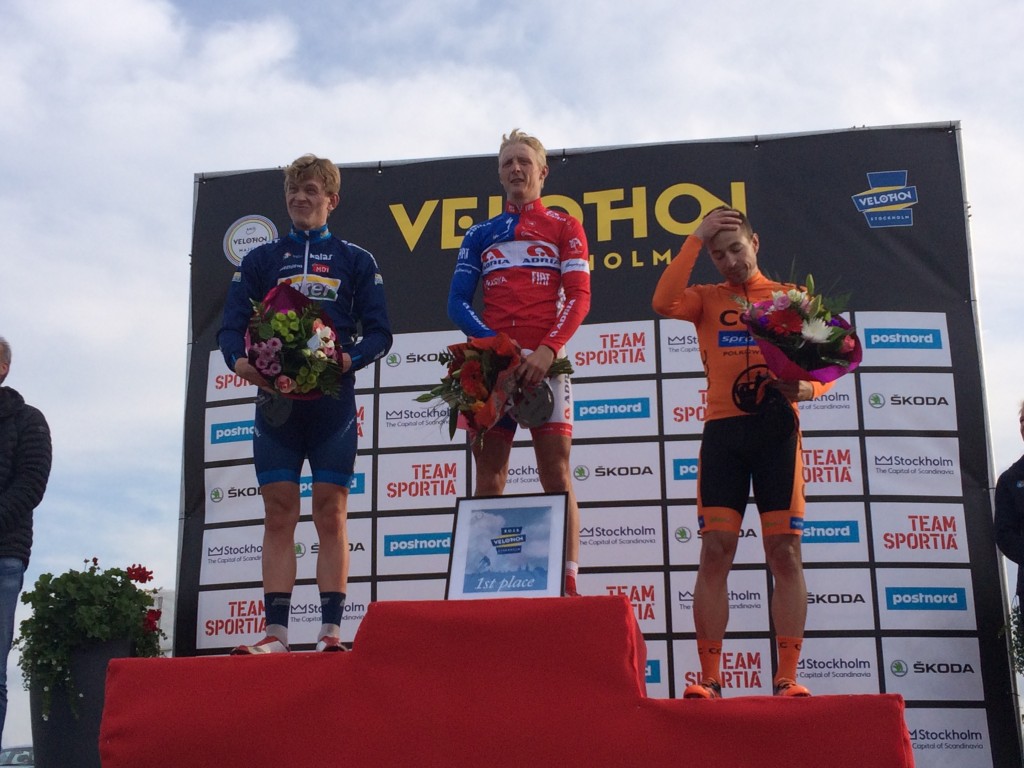 El podio de la capital sueca © Adria Mobil