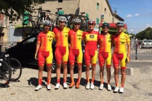 Selección de féminas en el Tour de l'Ardeche © RFEC