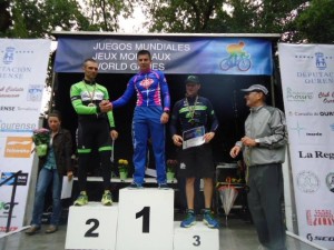 Podio de la categoría máster-40