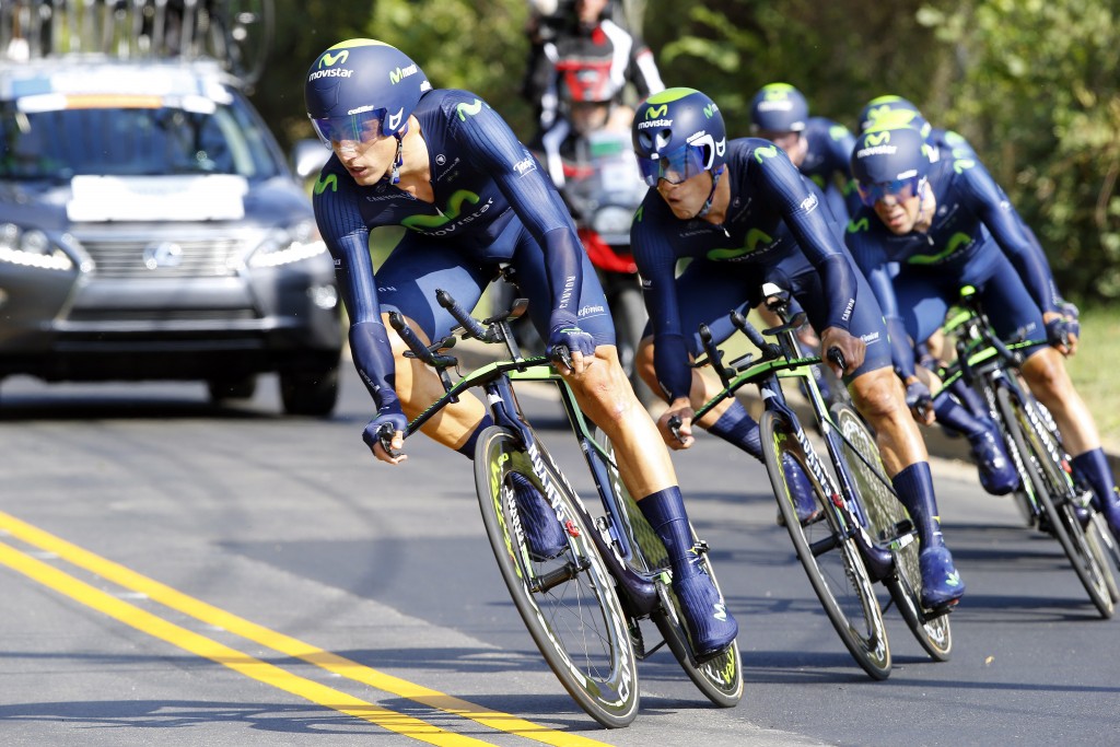 El equipo español, en acción © Movistar