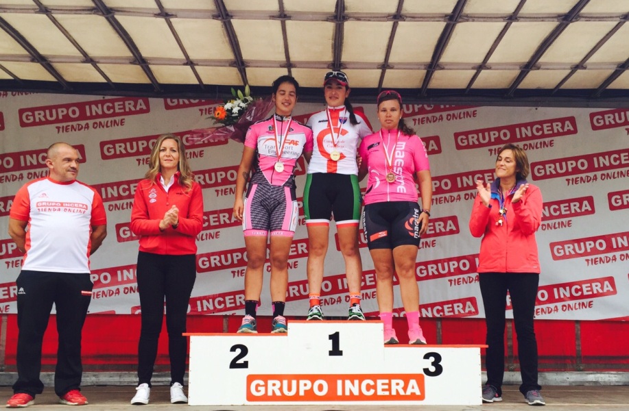 Podio del Campeonato de Cantabria de féminas júnior © FCC