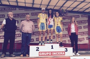 Podio del Campeonato de Cantabria de féminas cadete © FCC