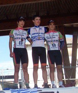 Podio del Campeonato de Álava cadete © CC Zuyano