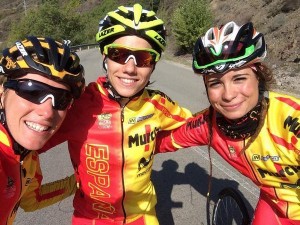 Sanchis, Santisteban y Gutiérrez, las seleccionadas © RFEC