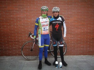 Adrián Barceló, en la foto junto a su hermano Fernando, formará parte del nuevo proyecto © ciclismobasearagones