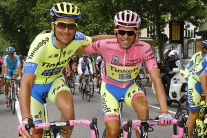 Basso y Contador en el pasado Giro © Tinkoff