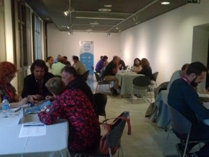 Un momento durante las sesiones B2B