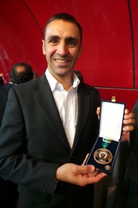 Con la medalla al ROMD © RFEC