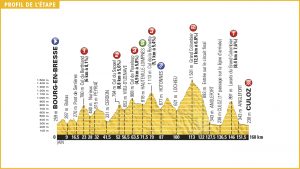 Perfil de la 15ª etapa © TDF
