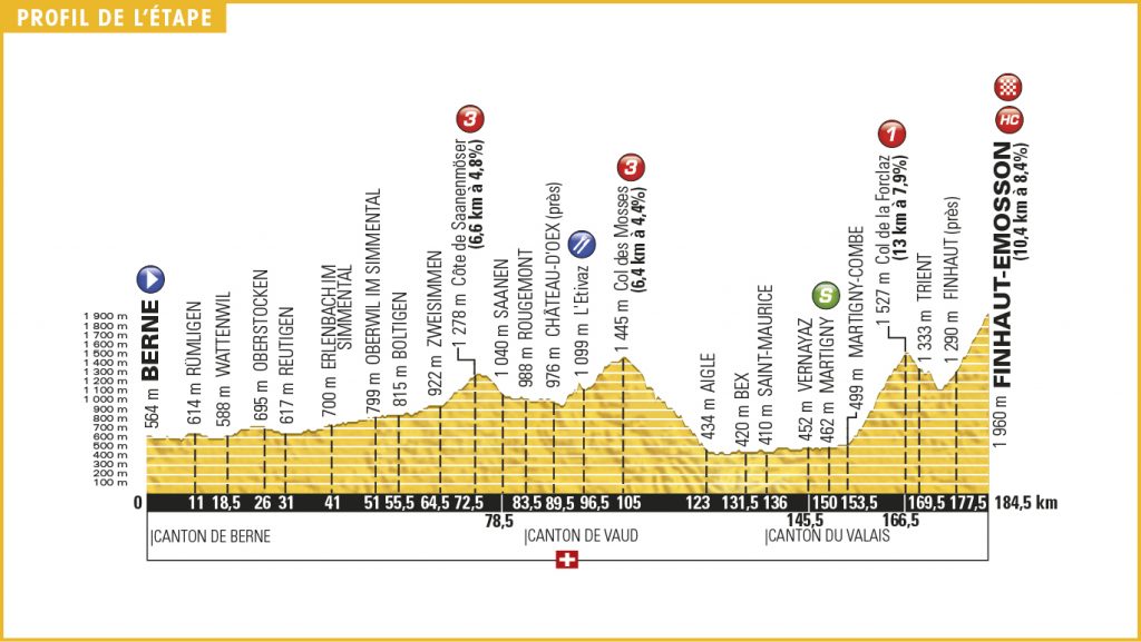 Perfil de la 17ª etapa © TDF