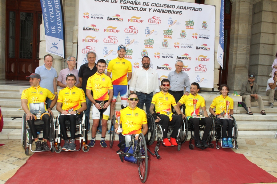 Podio final con los vencedores de la Copa de España 2015 © FCRM