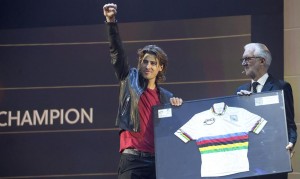 Sagan fue premiado por su arcoíris © UCI