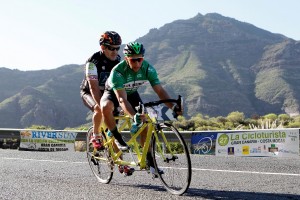 David Ballen y Serafín Zubiri, en la etapa de hoy © Iñaki Lopetegi