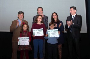 Los campeones andaluces más pequeños de BTT también recibieron su reconocimiento © FAC