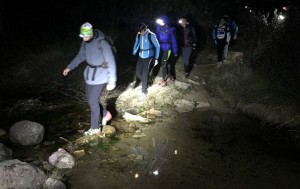 La marcha nocturna fue una de las actividades del  "building camp" © FAC 