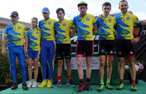 Podio con los ganadores de la Copa de Ciclocross del Principado de Asturias © Alberto Brevers