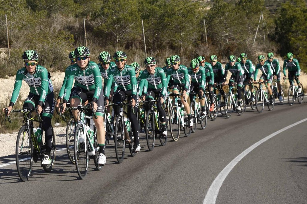 El grupo entrenando © Rafa Gómez / Ciclismo a Fondo