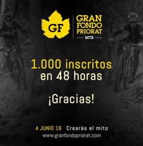 GF Priorat - 1000 inscritos IG