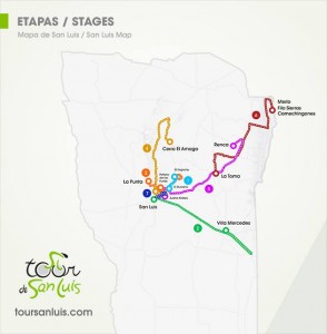 Mapa de la prueba © Tour San Luis