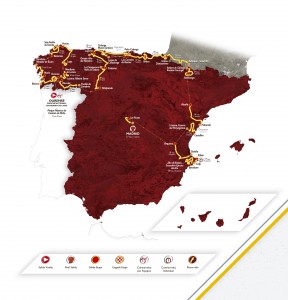 Mapa de la Vuelta 2016
