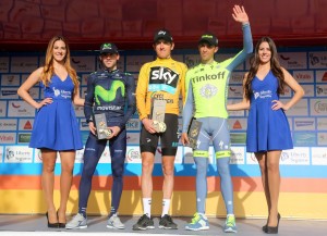 Izagirre, Thomas y Contador © Volta Algarve