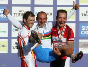 Valverde, Bettini y Zabel © Getty