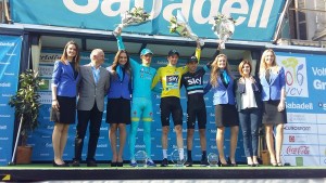 El podio final © Vuelta CV
