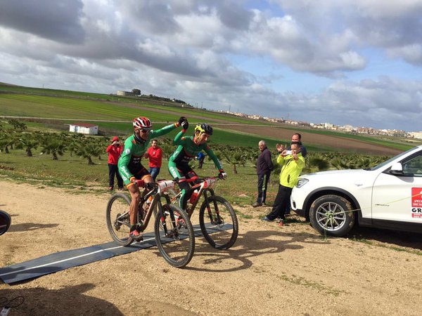 Pedro Romero y Alejandro Díaz, ganadores de la Val Serena Bike Race © Acción Tr3s