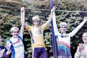 Chiappucci, LeMond y Breukink 