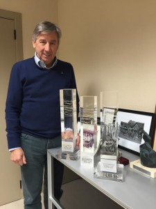 Con los 3 trofeos UWT © Ciclo 21