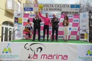 Cherro, en el podio final © Volta La Marina