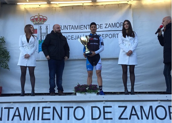 Diego Pablo Sevilla, en el podio de Zamora © rafaeldiazjusto