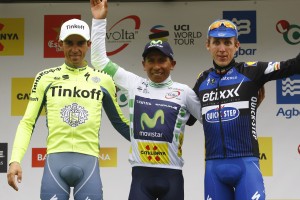 Contador, Quintana y Martin © Movistar 
