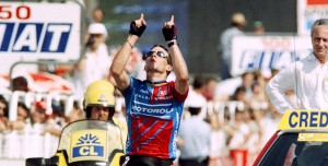 La dedicatoria de Armstrong © AFP