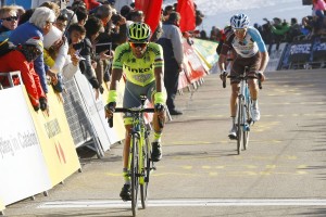 Contador ante Bardet © Tinkoff