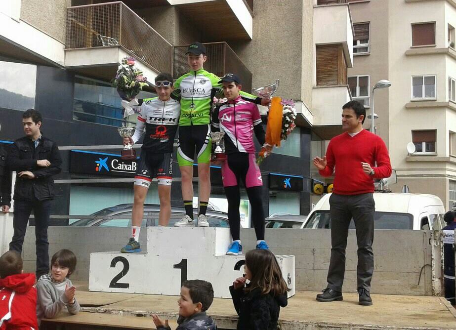 Podio de Trofeo de Ramos en Alsadua © Huesca La Magia