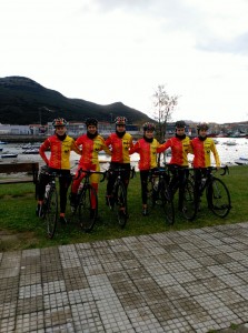 La selección de féminas, en Santoña © RFEC