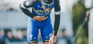 Boonen, en el podio de Roubaix