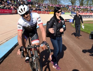 Fabian Cancellara after the 2016 Paris-Roubaix