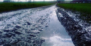 Así está uno de los tramos