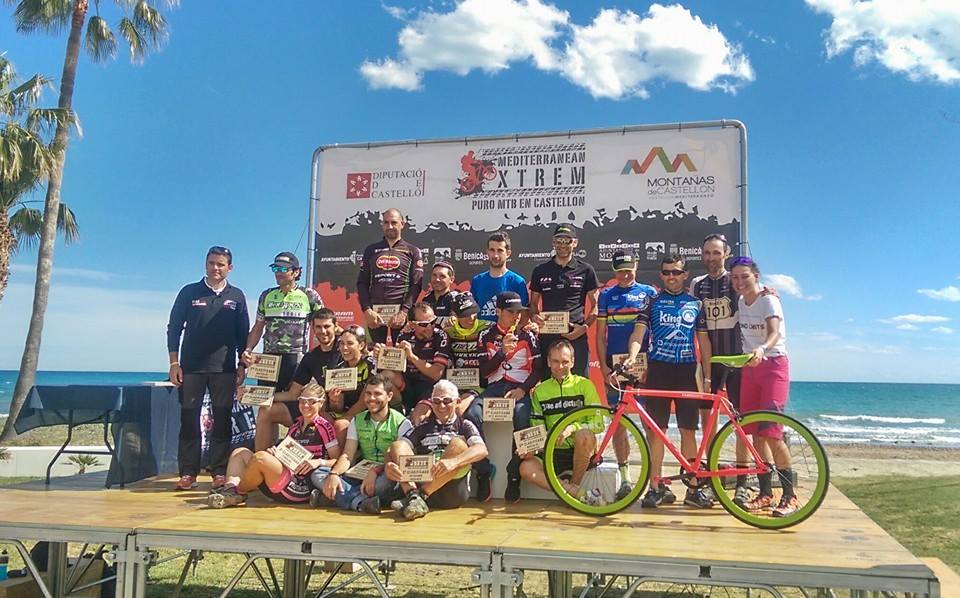 Podio al completo con todos los ganadores de la MedXtrem 2016