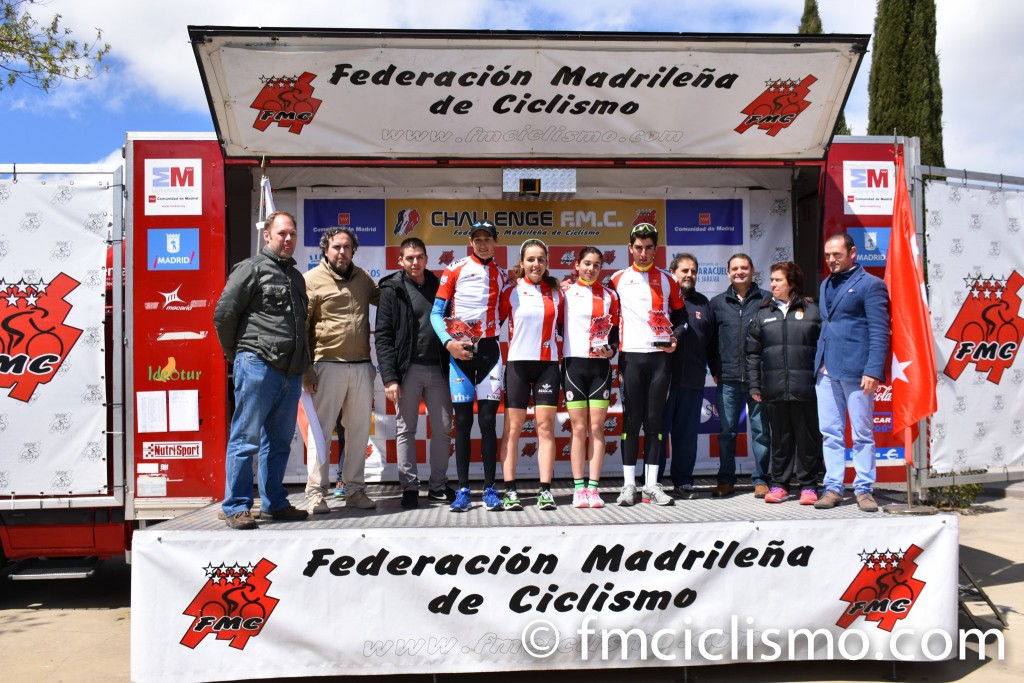 Podio con los ganadores de la Challenge FMC © FMC
