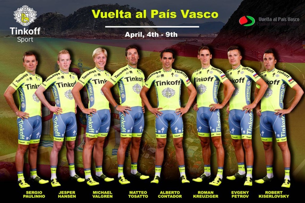 Contador y sus escuderos © Tinkoff