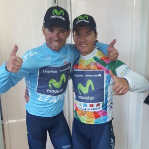 Valverde y Betancur © Movistar Team