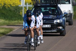 Los júnior del RH+ Polartec, en plena competición © FAC