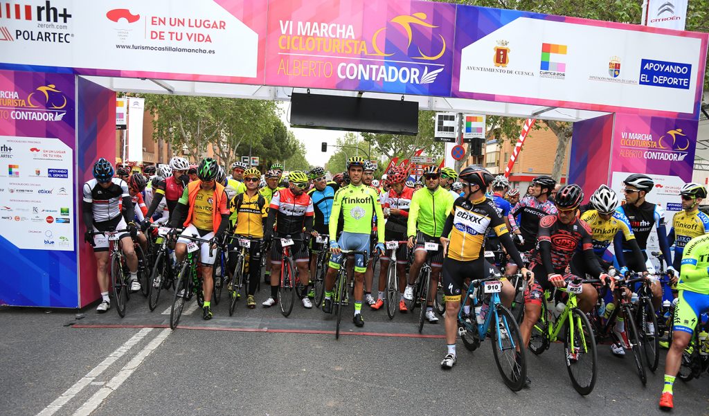 Salida de la 6ª Marcha Alberto Contador en Cuenca