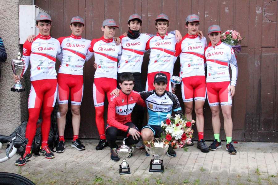 Podio con los ganadores de la Santikutz Proba © FGC